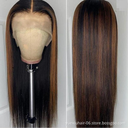 Wholesale Double Drawn 13X4 13X6 HD Swiss Lace Frontal Wig,Raw Virgin Cuticle Aligned Wig,Brazilian Human Hair